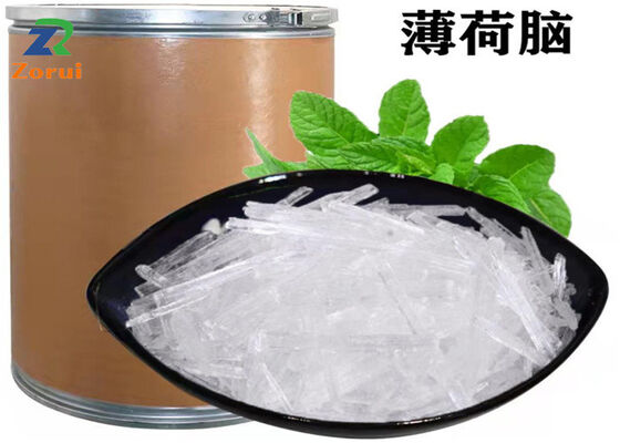 Un bon prix. Menthol Crystal Camphor 2216-51-5 99% Extrait de menthe poivrée CAS 89-78-1 en ligne