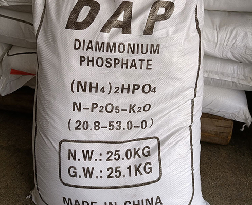 Un bon prix. CAS 7783-28-0 engrais au phosphate de diammonium DAP NPK 18-46-0/ 21-53-0 en ligne