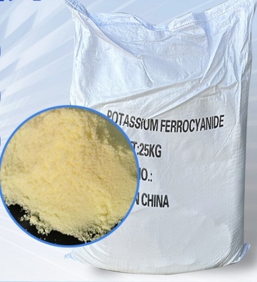 Un bon prix. CAS 13943-58-3 Tétrapotassium hexacyanoferrate trihydrate agent anticoagulant le ferrocyanure de potassium CAS 14459-95-1 en ligne