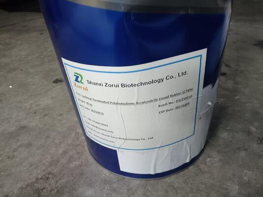 Un bon prix. CTBN Butadiène nitrile à terminaison carboxyle polymère de caoutchouc liquide butadiène acrylonitrile à terminaison carboxyle en ligne